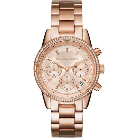 montre michael kors femme rose pas cher|michael kors black watches women.